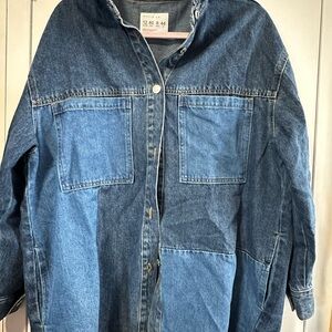 Primark Blue Patchwork Jean Jacket